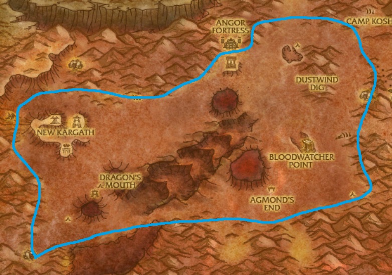 Badlands Mithril Farming Path